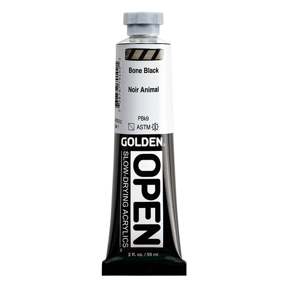 GOLDEN Open Acryl - Elfenbeinschwarz 7010 (59ml)