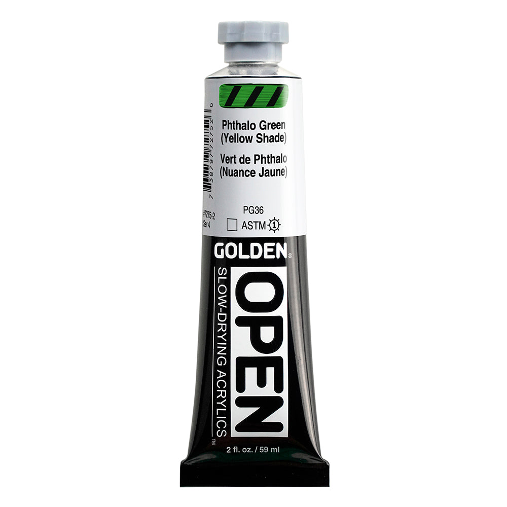 GOLDEN Open Acryl - Phthalogrün (Gelbton) 7275 (59ml)