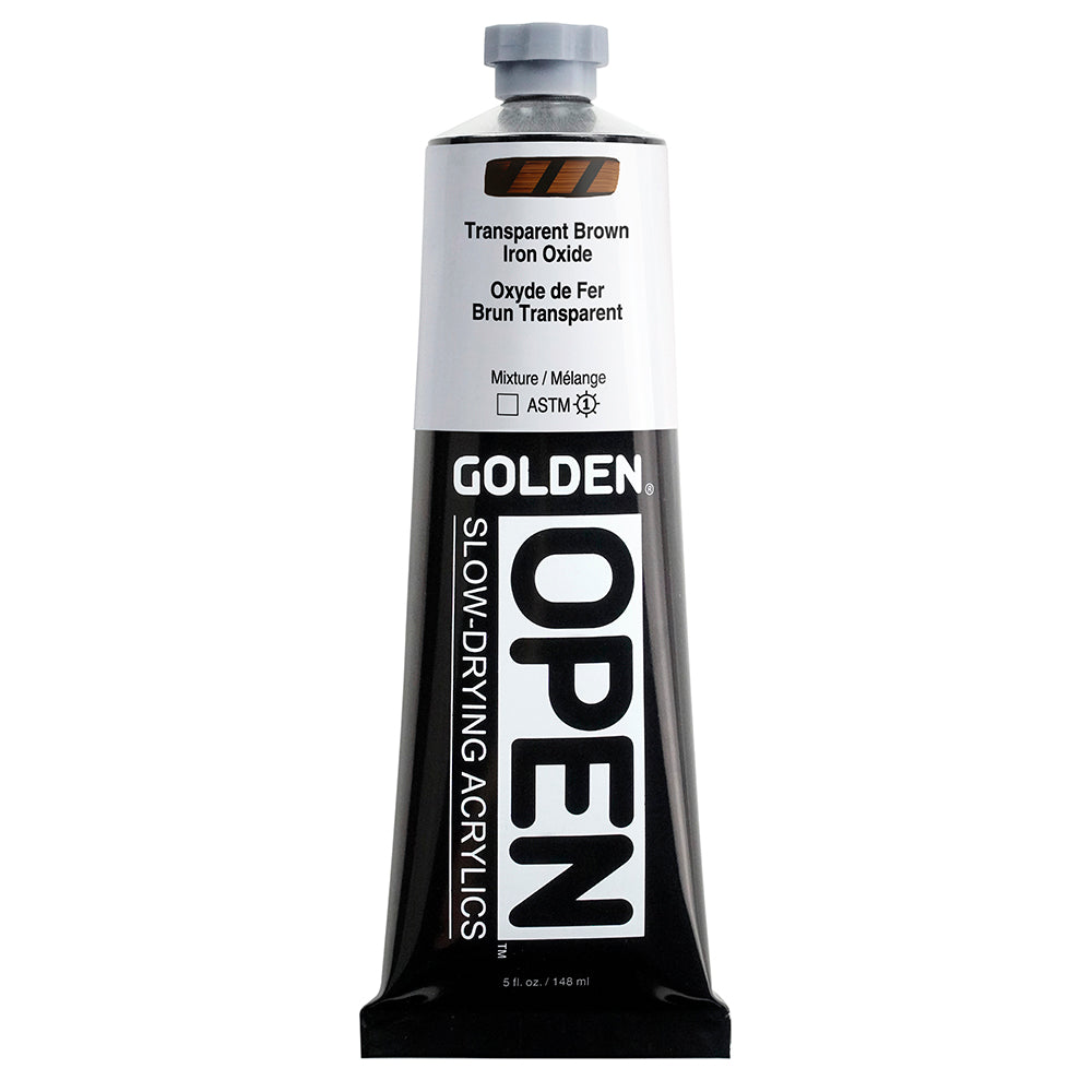 GOLDEN Open Acryl - Eisenoxidbraun Transparent 7383 (59ml)