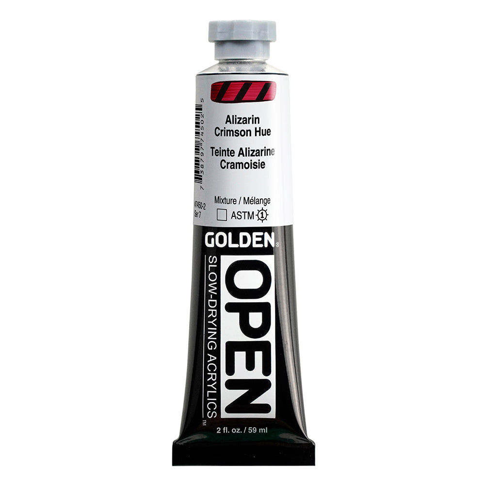 GOLDEN Open Acryl - Alizarin-Karmesin Farbton 7450 (59ml)