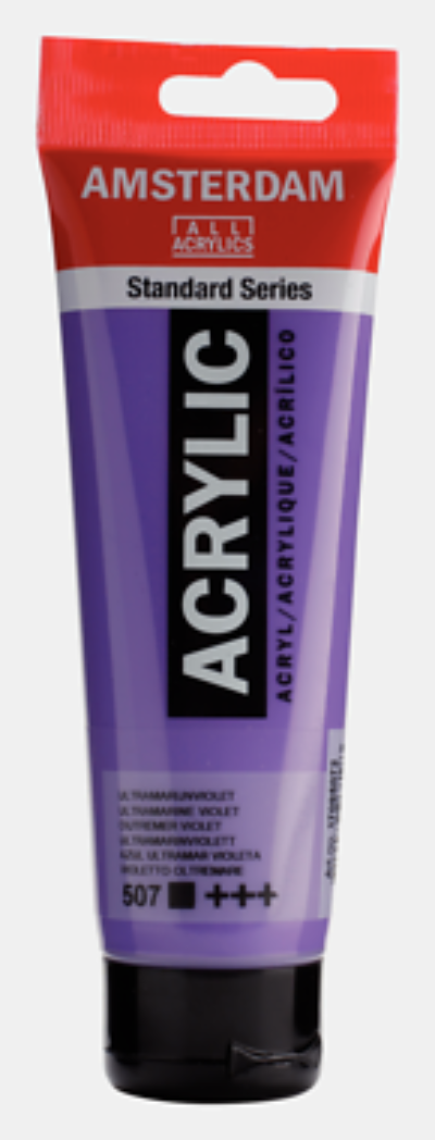 AMSTERDAM Acryl Standard - Ultramarinviolett 507 (120ml)