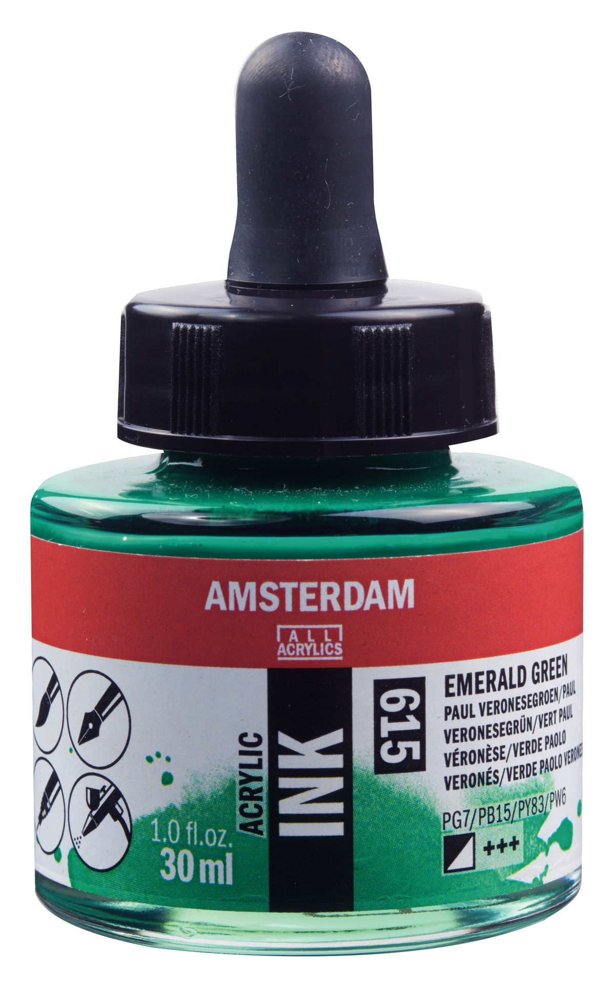 Royal Talens AMSTERDAM Acrylic Ink - Paul Veronesegrün 615 (30ml)