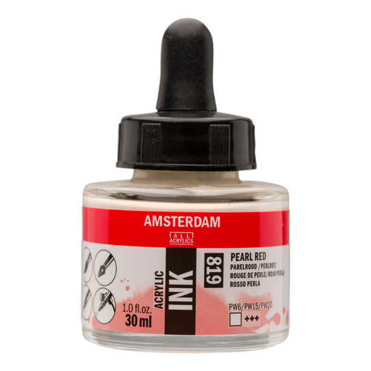 Royal Talens AMSTERDAM Acrylic Ink - Perlrot 819 (30ml)