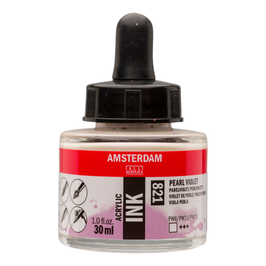 Royal Talens AMSTERDAM Acrylic Ink - Perlviolett 821 (30ml)