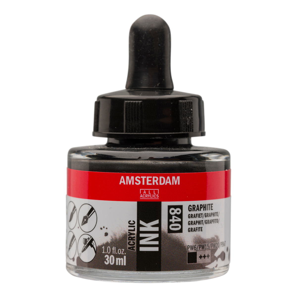 Royal Talens AMSTERDAM Acrylic Ink - Graphit 840 (30ml)
