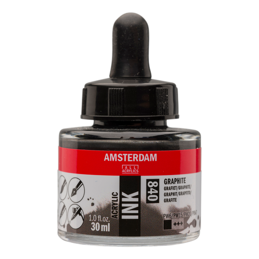 Royal Talens AMSTERDAM Acrylic Ink - Graphit 840 (30ml)