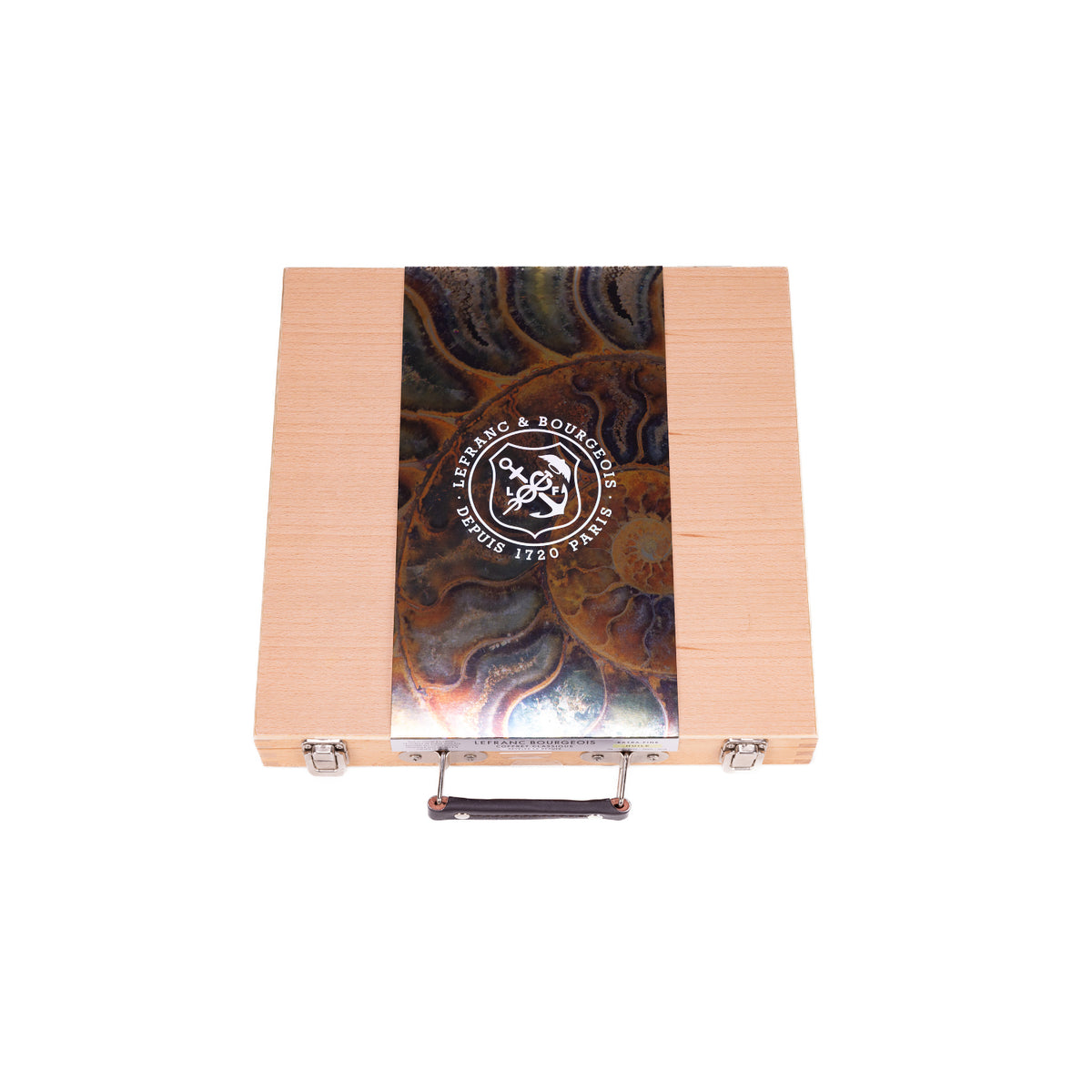 LEFRANC BOURGEOIS Geschenk-Box im Holzkoffer - exklusives Künstler Ölmal-Set