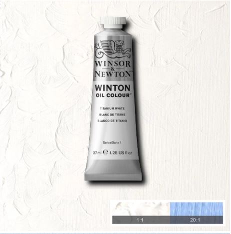 WINSOR&NEWTON Winton Feine Ölfarbe - TITANWEISS 644 (37ml/200ml)