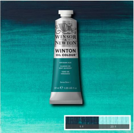 WINSOR&NEWTON Winton Feine Ölfarbe - VIRIDIAN FARBTON 696 (37ml)