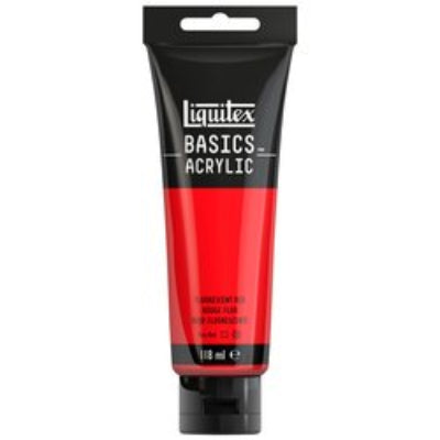 LIQUITEX Basics ACRYL - 983 Rot Fluoreszent (118ml)