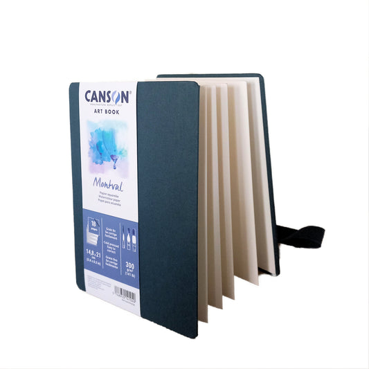 NEU: CANSON Artbook Montval Aquarell ACCORDION Faltbuch (300gr.)