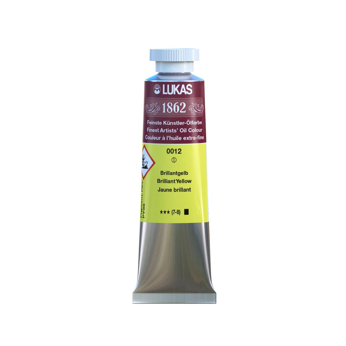 LUKAS 1862 Feinste Ölfarben - Brillantgelb 0012 (37ml)