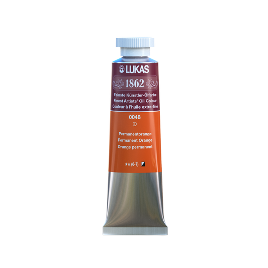 LUKAS 1862 Feinste Ölfarben - Permanentorange 0048 (37ml)