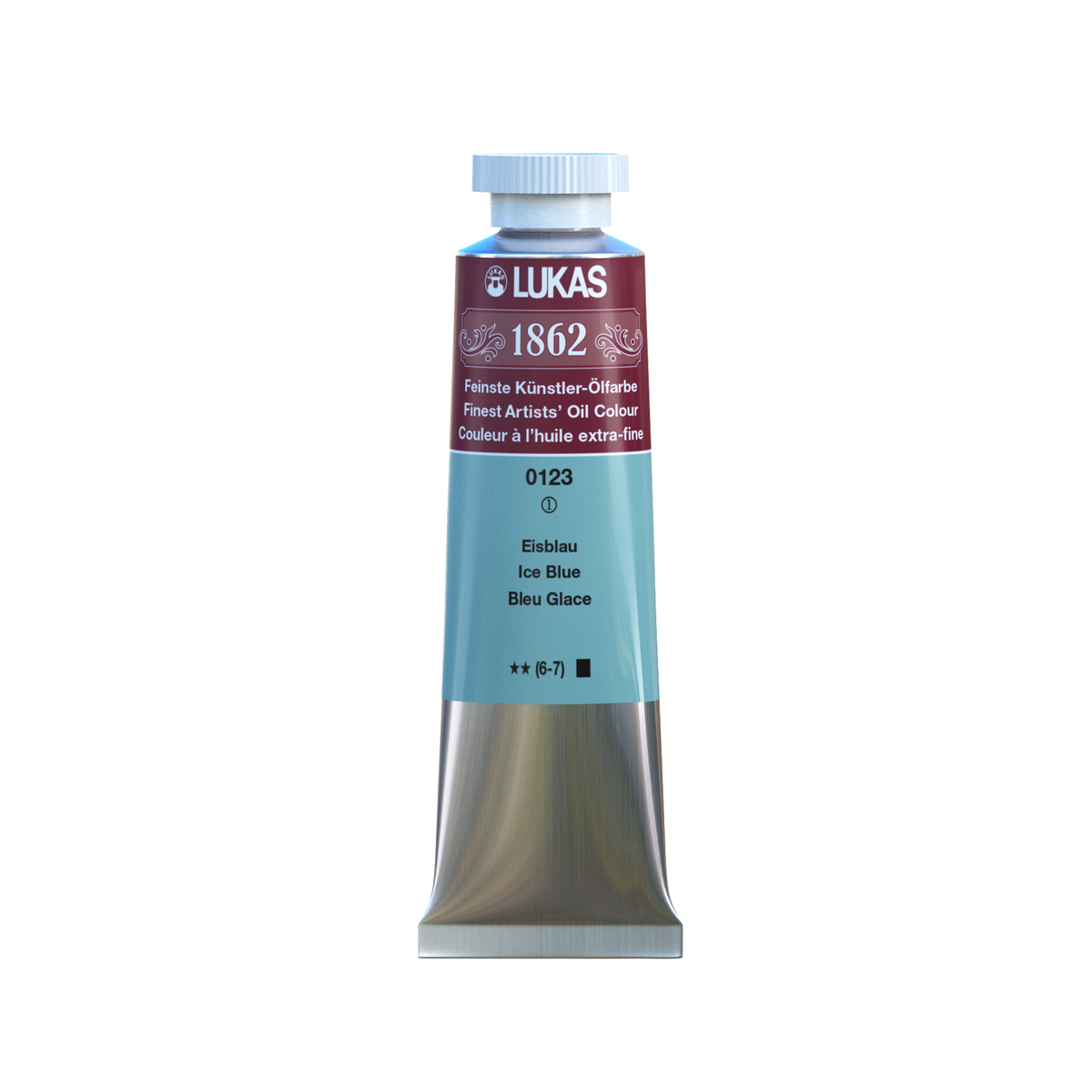 LUKAS 1862 Feinste Ölfarben - NEU Eisblau 0123 (37ml)