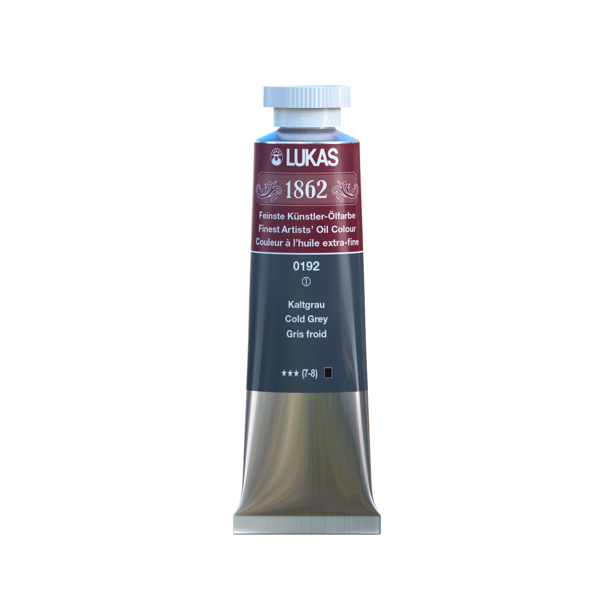 LUKAS 1862 Feinste Ölfarben - Kaltgrau 0192 (37ml)