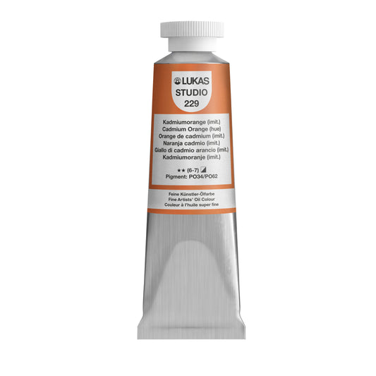 LUKAS STUDIO Ölfarbe - 0229 Kadmiumorange (imit) (37/75/200ml)