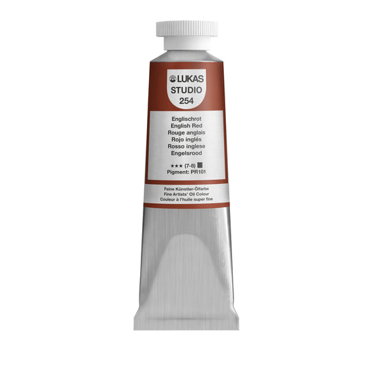 LUKAS STUDIO Ölfarbe - 0254 Englischrot (37/75/200ml)