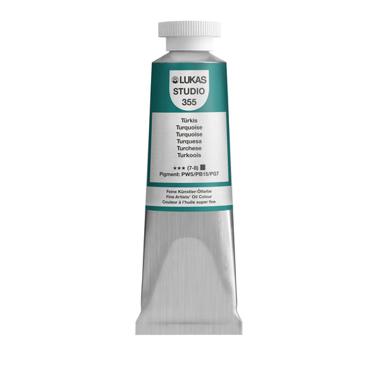 LUKAS STUDIO Ölfarbe - 0355 Türkis (37/75/200ml)