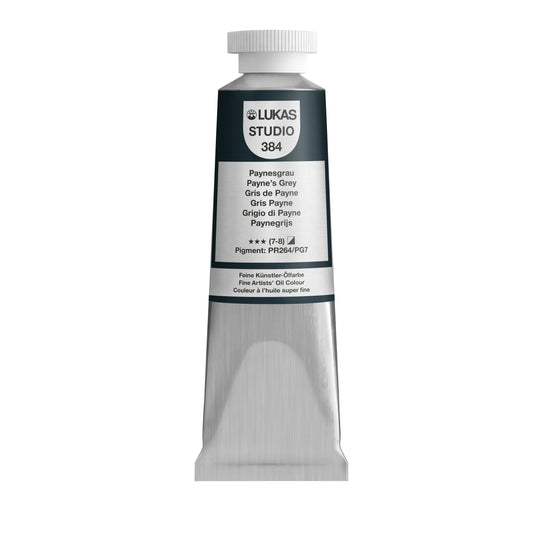 LUKAS STUDIO Ölfarbe - 0384 Paynesgrau (37/75/200ml)