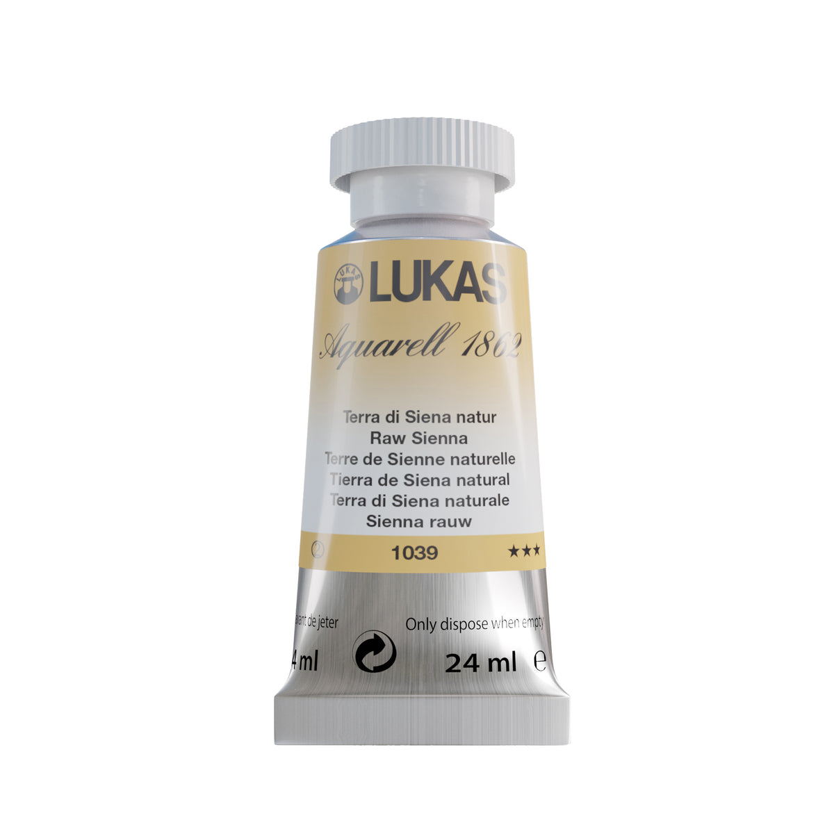 LUKAS Aquarell 1862 (24ml Tube) - Terra di Siena Natur 1039