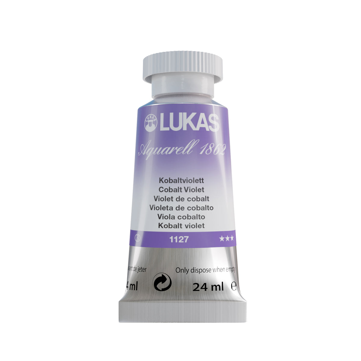 LUKAS Aquarell 1862 (24ml Tube) - Kobaltviolett 1127