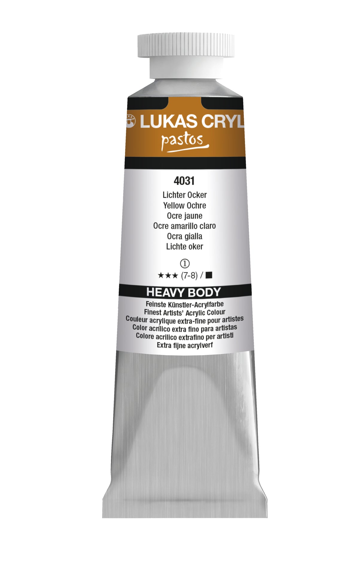 LUKAS Cryl PASTOS (HEAVY BODY) - Lichter Ocker 4031 (37ml)