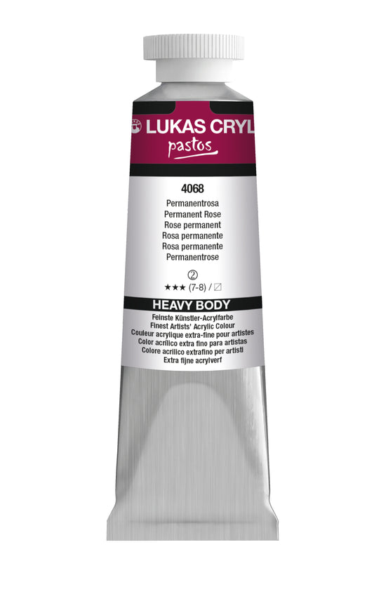 LUKAS Cryl PASTOS (CUERPO PESADO) - Permanente rosa 4068 (37ml)