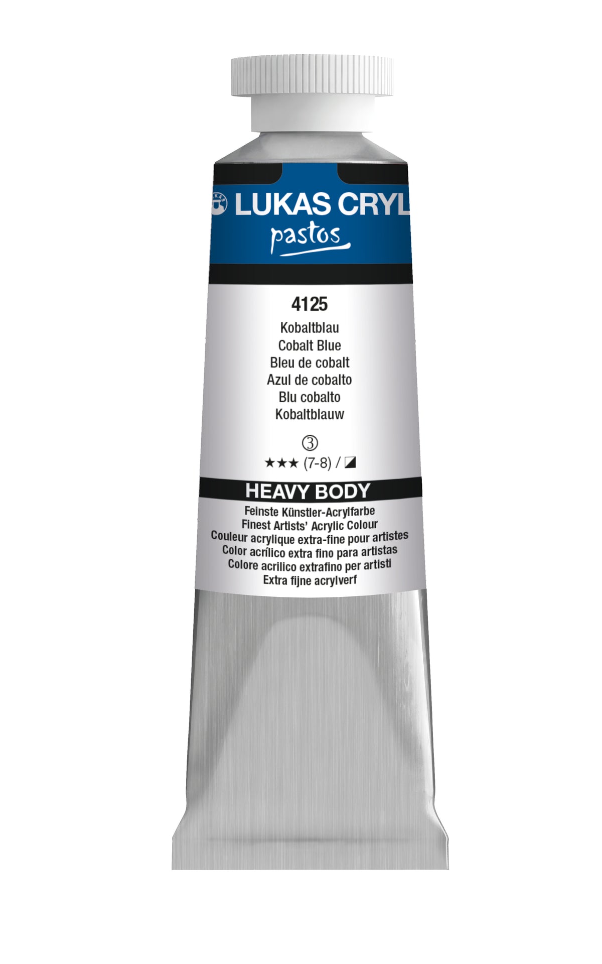 LUKAS Cryl PASTOS (HEAVY BODY) - Kobaltblau 4125 (37ml)