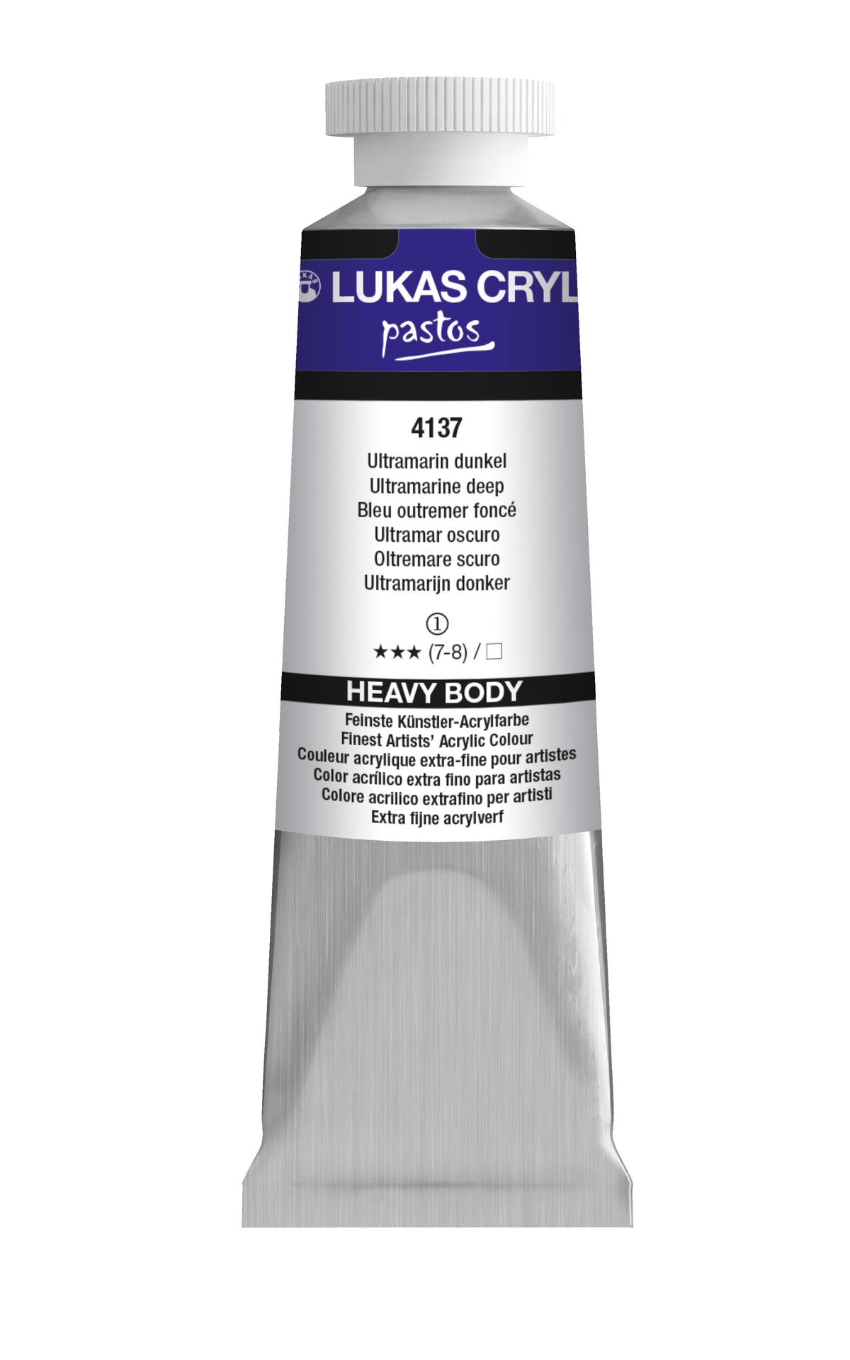 LUKAS Cryl PASTOS (HEAVY BODY) - Ultramarin Dunkel 4137 (37ml)