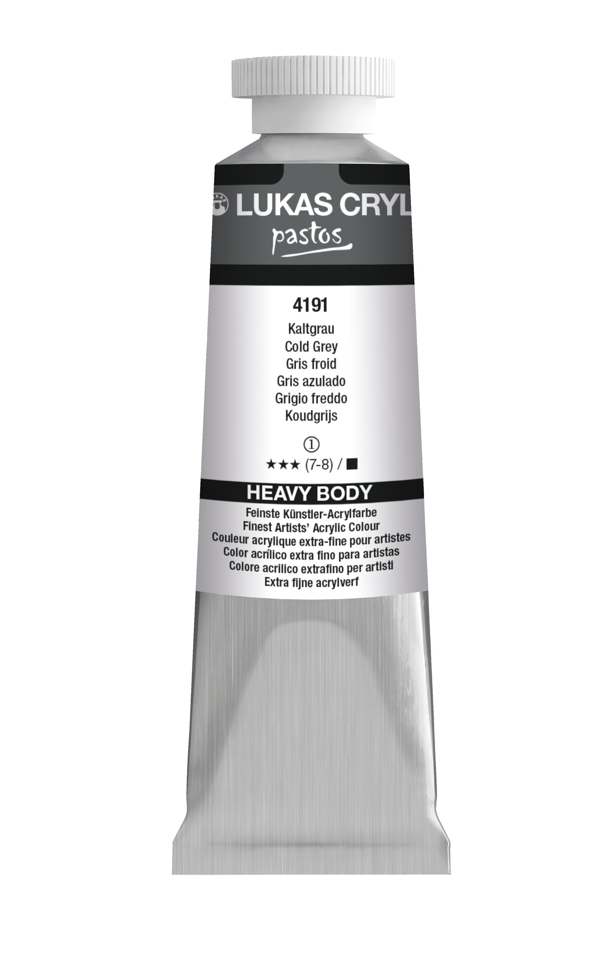 LUKAS Cryl PASTOS (HEAVY BODY) - Kaltgrau 4191 (37ml)