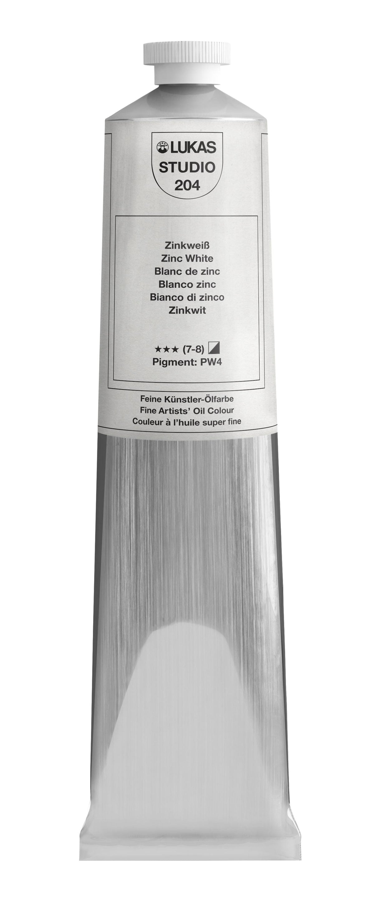 LUKAS STUDIO Ölfarbe - 0204 Zinkweiß (37/75/200ml)