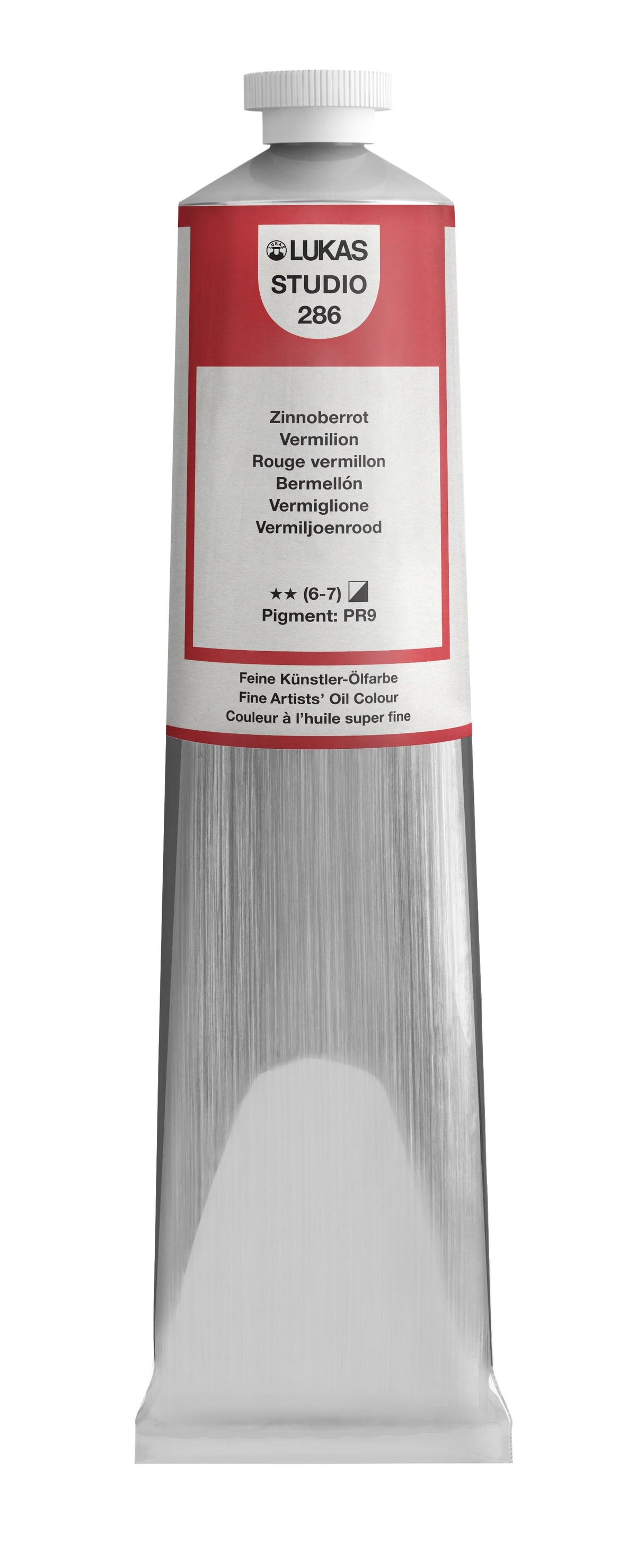 Pintura al óleo LUKAS STUDIO - 0286 Rojo bermellón (75/200ml)