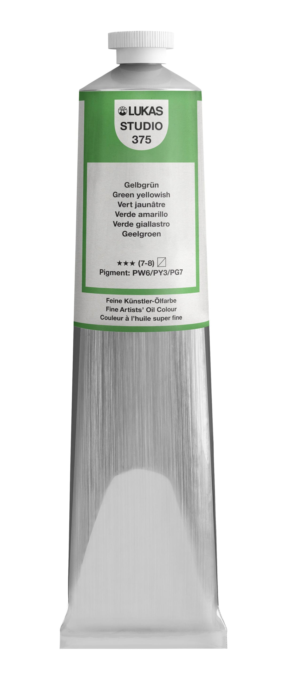 Pintura al óleo LUKAS STUDIO - 0375 amarillo verdoso (75/200ml)