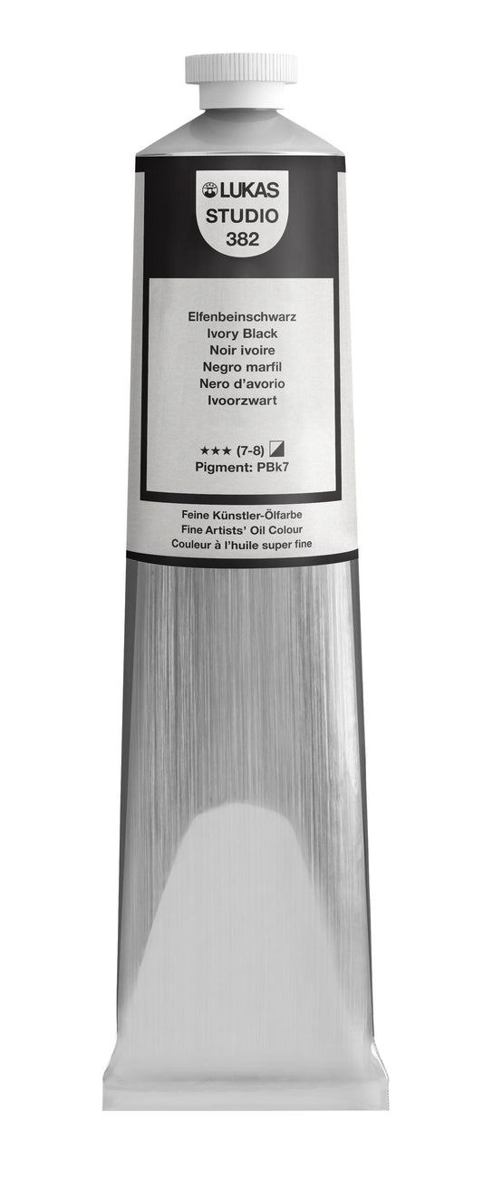 LUKAS STUDIO Ölfarbe - 0382 Elfenbeinschwarz (37/75/200ml)