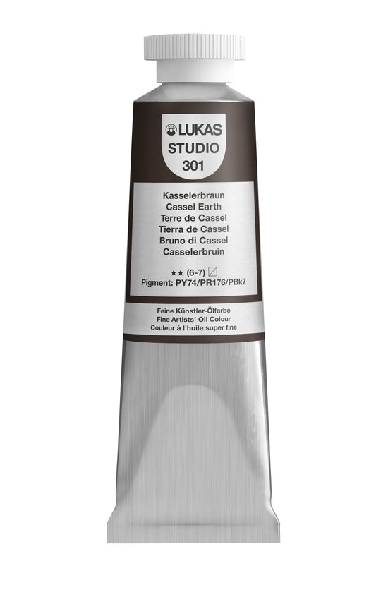 LUKAS STUDIO Ölfarbe - 0301 Kasselerbraun (37/75/200ml)