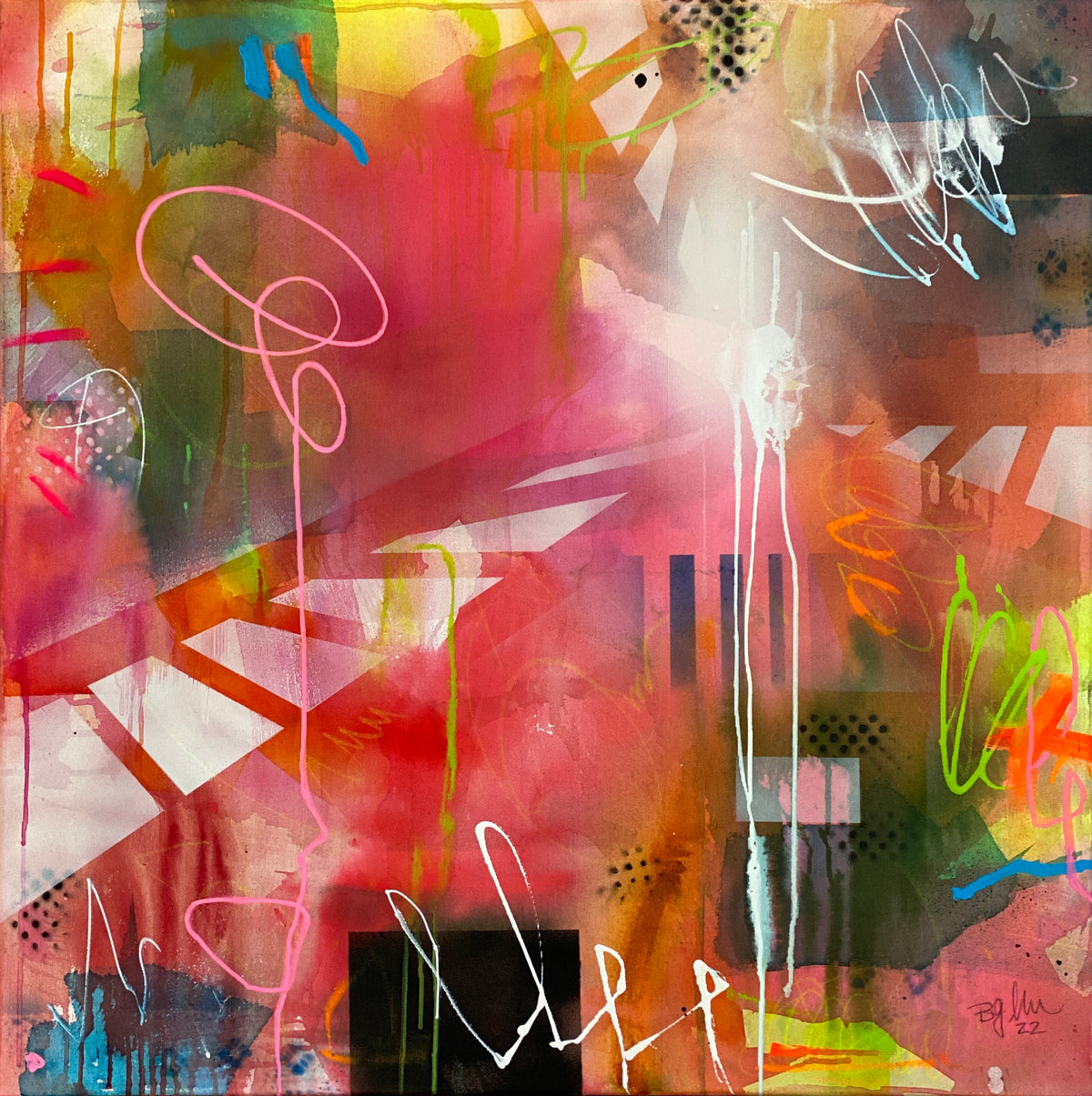 Bea Garding Schubert: "Dream Red No.1"
