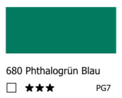 REMBRANDT Ölfarbe - 680 Phthalogrün Bläulich 40ml