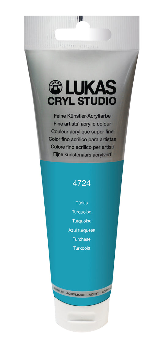 Estudio LUKAS CRYL - 4724 Turquesa (125/250ml)
