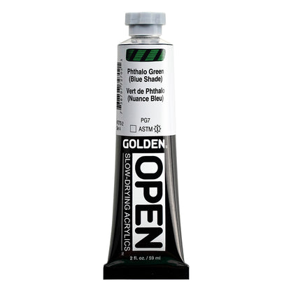 GOLDEN Open Acryl - Phthalogrün (Blauton)  7270 (59ml)
