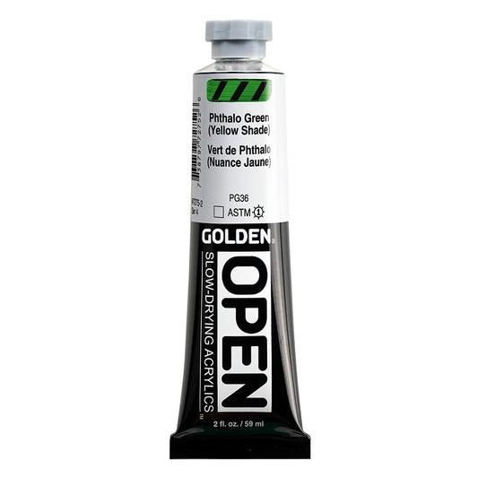 GOLDEN Open Acryl - Phthalogrün (Gelbton)  7275 (59ml)