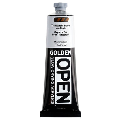 GOLDEN Open Acryl - Eisenoxidbraun Transparent 7383 (59ml)