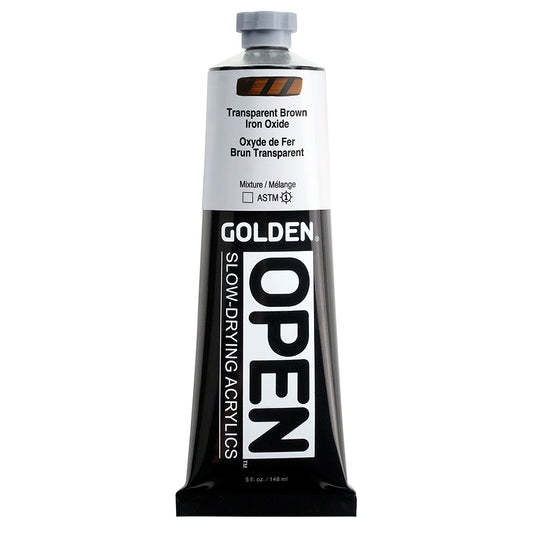 GOLDEN Open Acryl - Eisenoxidbraun Transparent 7383 (59ml)