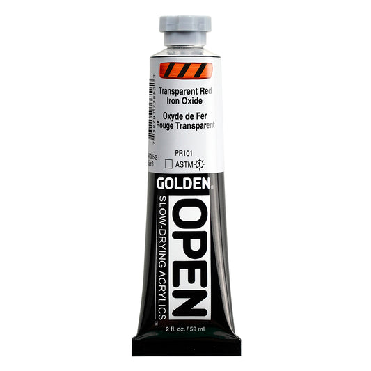 GOLDEN Open Acryl - Eisenoxid Rot Transparent 7385 (59ml)