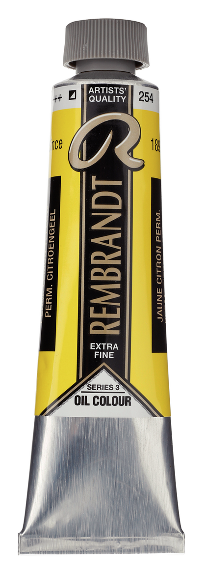 REMBRANDT Ölfarbe - 254  Permanent Zitronengelb 40ml