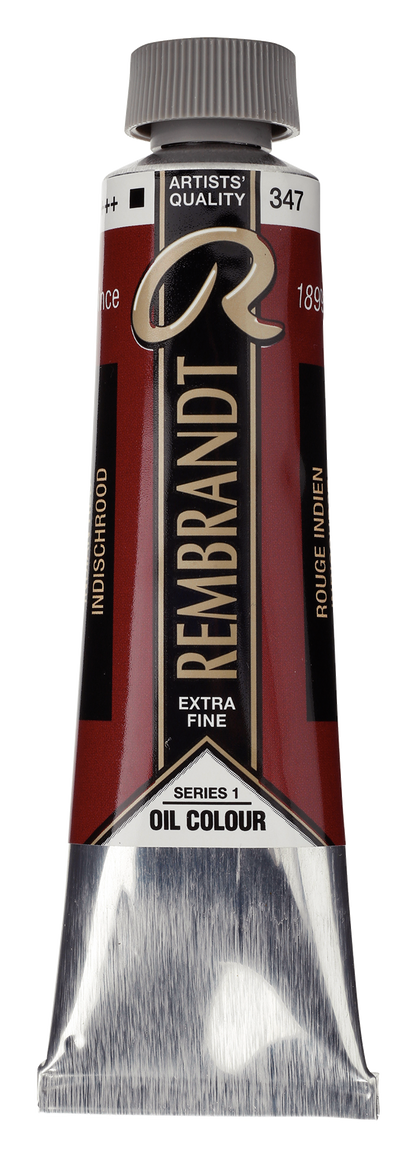 REMBRANDT Ölfarbe - 347  Indisch Rot 40ml