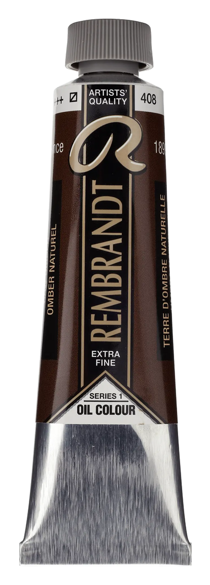 Pintura al óleo REMBRANDT - 408 Sombra Natural 40ml