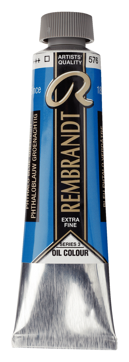 REMBRANDT Ölfarbe - 576  Phthaloblau Grünlich 40ml