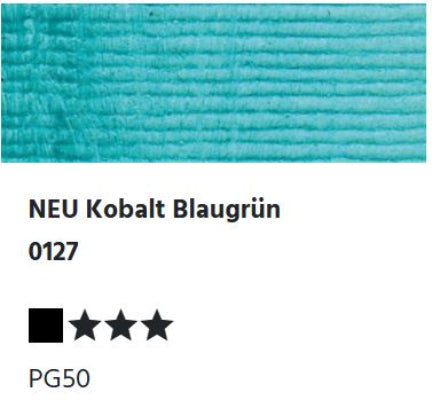 LUKAS 1862 Feinste Ölfarben - NEU Kobalt Blaugrün 0127 (37ml)