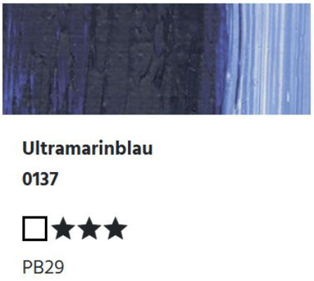 LUKAS 1862 Feinste Ölfarben - Ultramarinblau 0137 (37ml)