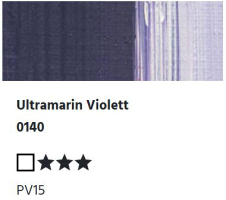 LUKAS 1862 Feinste Ölfarben - Ultramarin Violett 0140 (37ml)